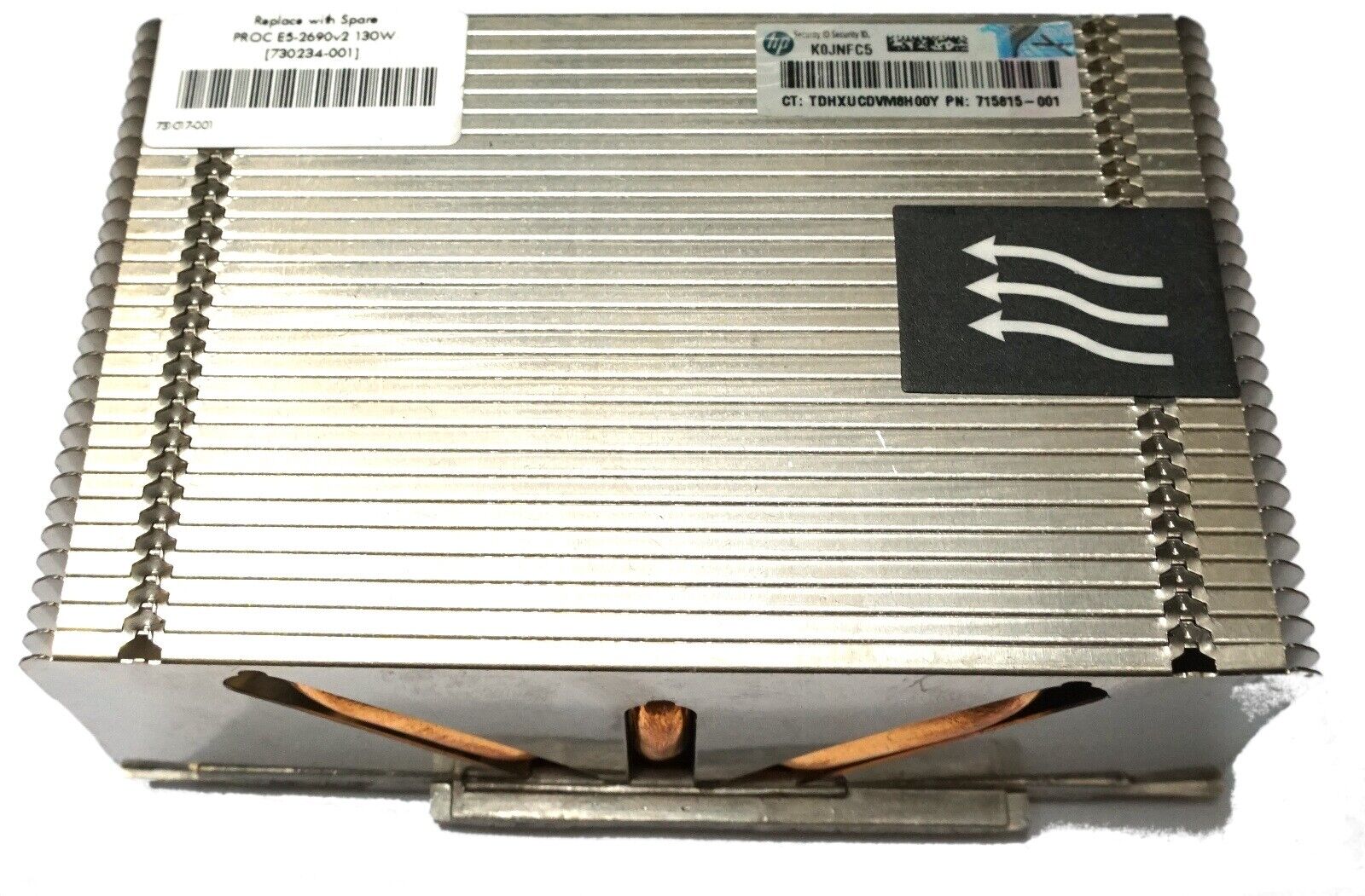 HP Proliant DL380 DL388 DL560 Server Cooling Heatsink / 654592-001 / 662522-001 (Used) // สินค้ารับประกัน โดย บริษัท อะไหล่เซิร์ฟเวอร์ จำกัด