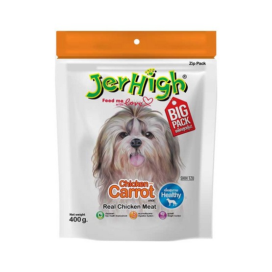 Jerhigh Carrot Stick 400g เจอร์ไฮ เเครอท สติ๊ก 400กรัม