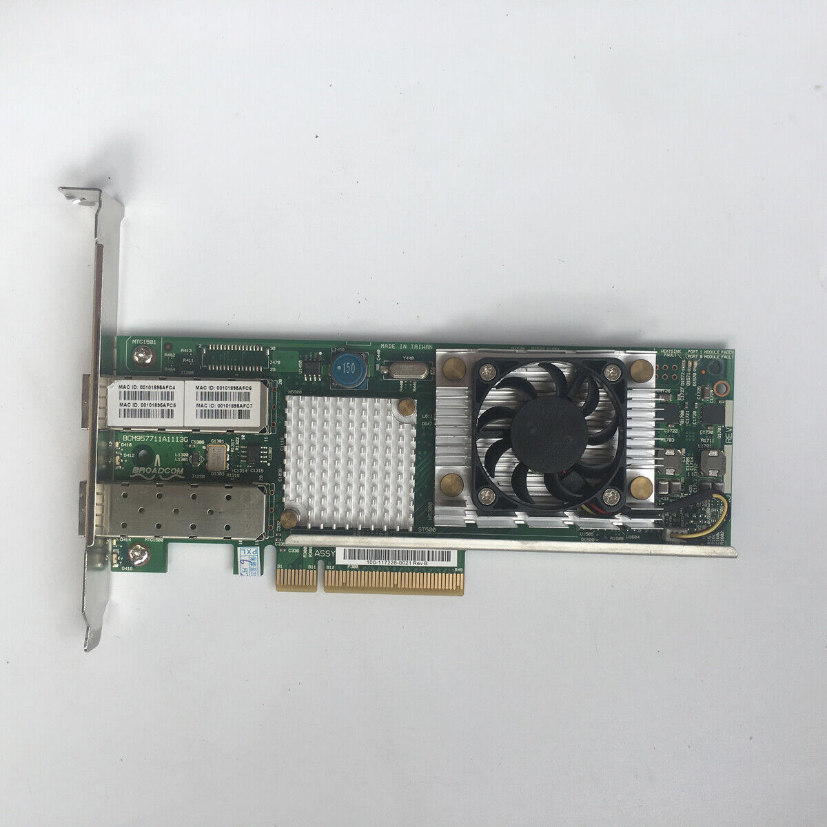 BroadcoM 10G BCM957711A1113G Optical Dual-port SFP+ 10GB NIC Network Card 0KJYD8 KJYD8 // สินค้ารับประกัน โดย บริษัท อะไหล่เซิร์ฟเวอร์ จำกัด