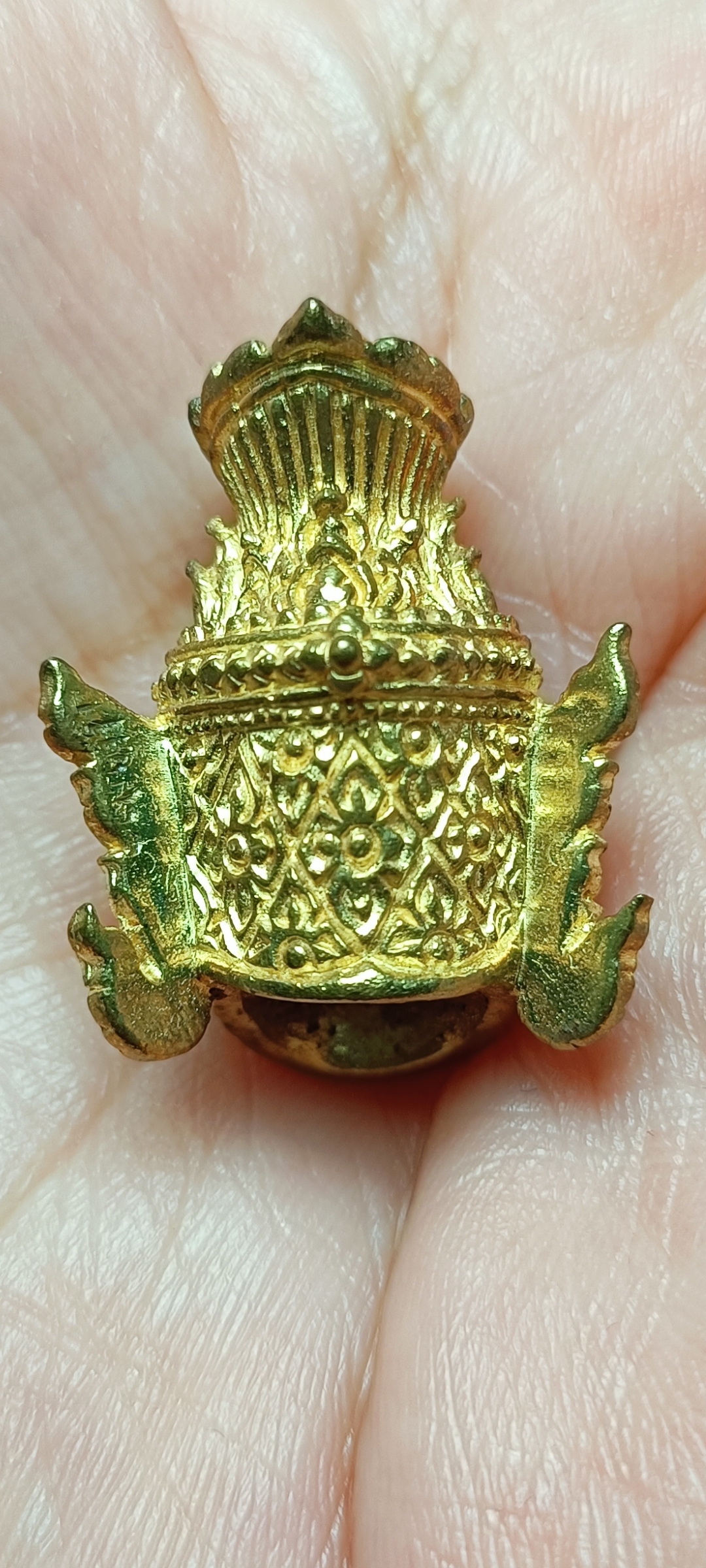 เศียรบรมครูปู่ฤาษี รุ่นบูชาครูปู่ฤาษี 108 ตน หลวงปู่แสน ปสนฺโน วัดบ้านหนองจิก เนื้อทองเหลือง ปี 2561