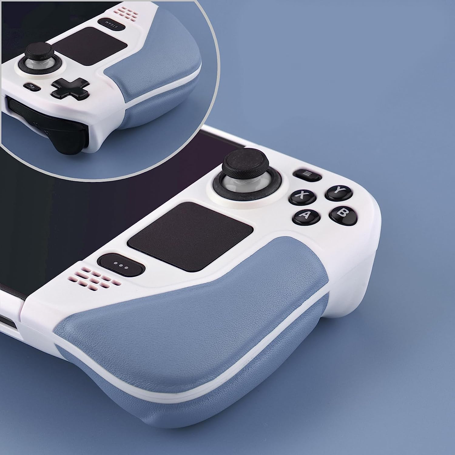 Steam Deck : Case Cover Two Tone White/Blue