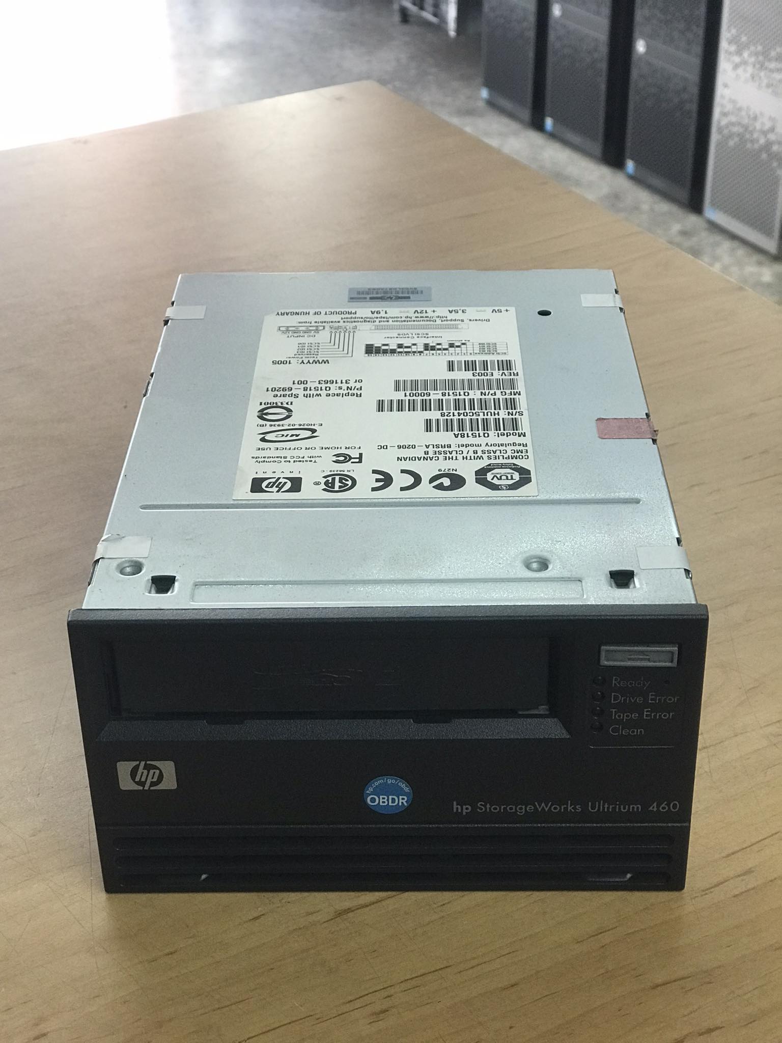 LTO Tape Drive HP Ultrium 460 LTO2 BRSLA-0206-DC E003 // Q1570-60001 / Q1518-69201 (Used) // สินค้ารับประกัน โดย บริษัท อะไหล่เซิร์ฟเวอร์ จำกัด