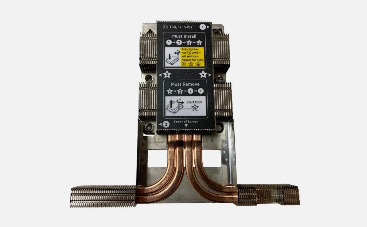 HP DL360 G10 High Performance Heatsink // 872453-001 , 873591-001 , 873590-001 (Used) // สินค้ารับประกัน โดย บริษัท อะไหล่เซิร์ฟเวอร์ จำกัด