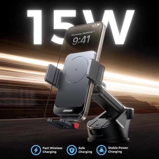 JR-ZS241S WIRELESS CAR CHARGER HOLDER