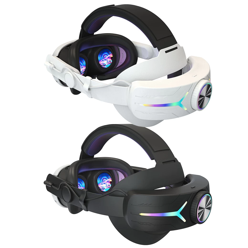 Meta Quest 3 : Head Strap RGB Backlight With Battery 8000mAh