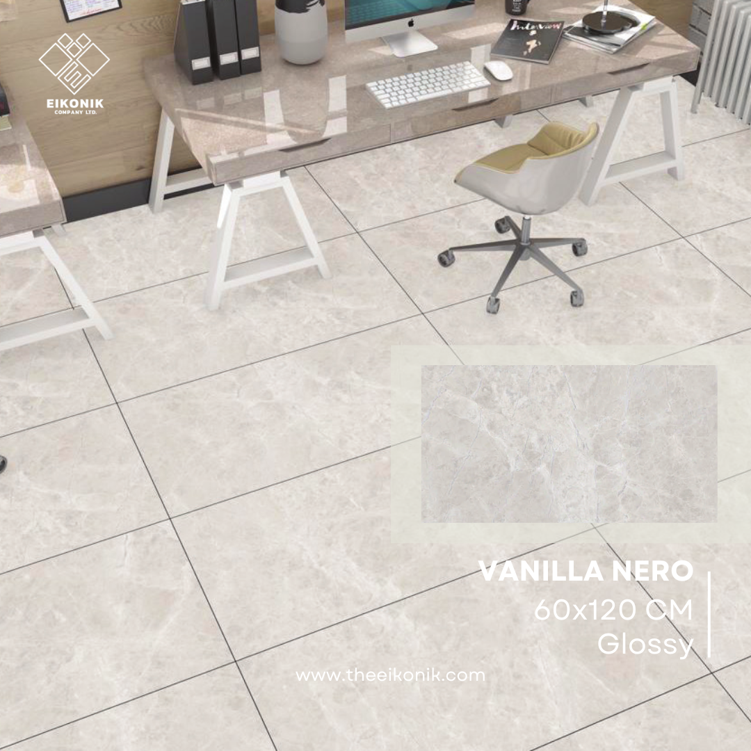 R6012007 กระเบื้อง VANILA NERO 60X120 (2ผ./ก.)