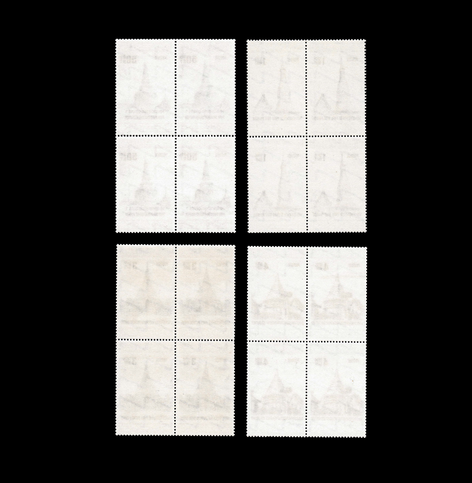 บล็อค 4 แสตมป์ปูชนียสถาน MNH สภาพดี