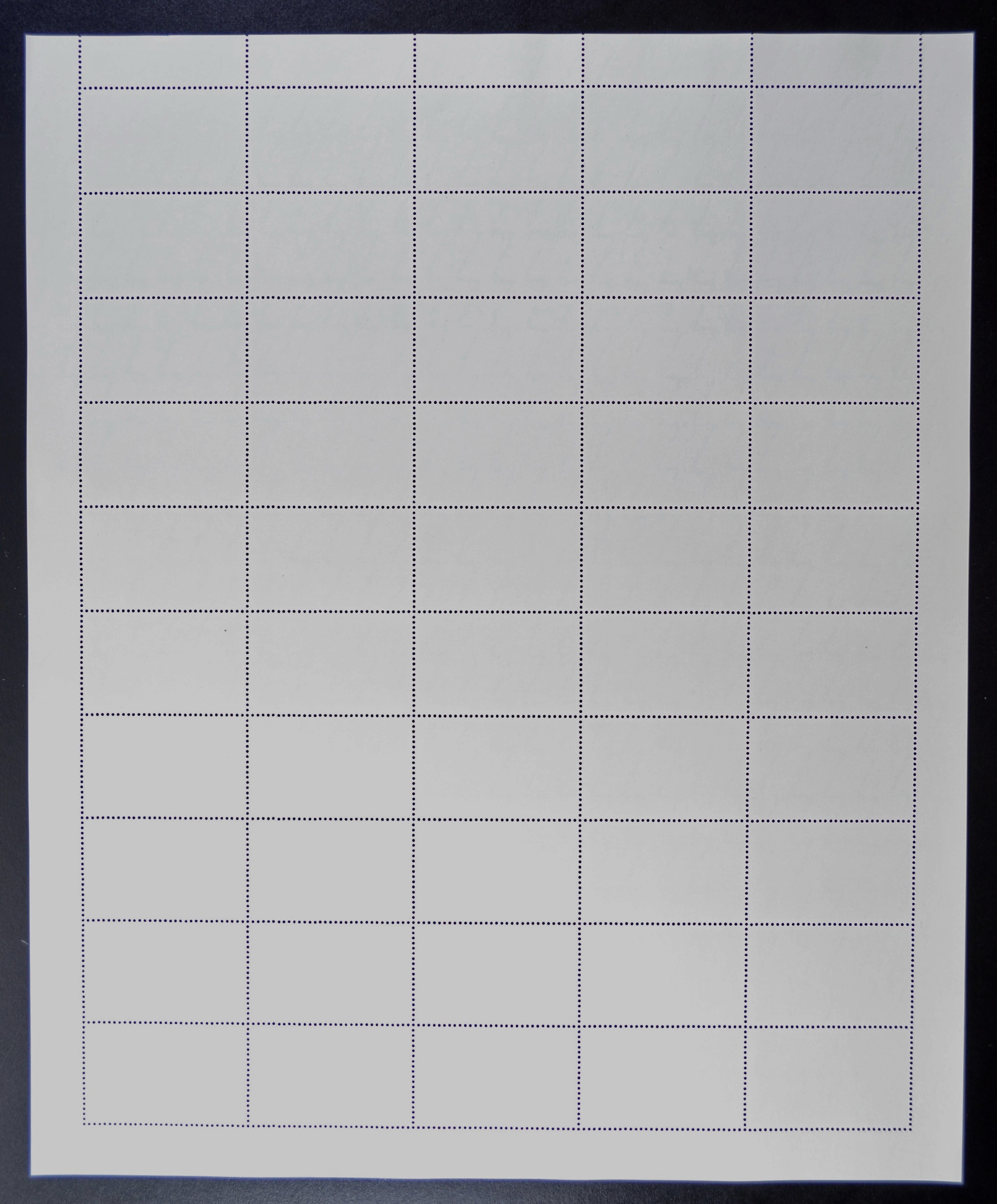 แสตมป์สัปดาห์สากลแห่งการเขียนจดหมาย 2532 (เต็มแผ่น50ดวง)