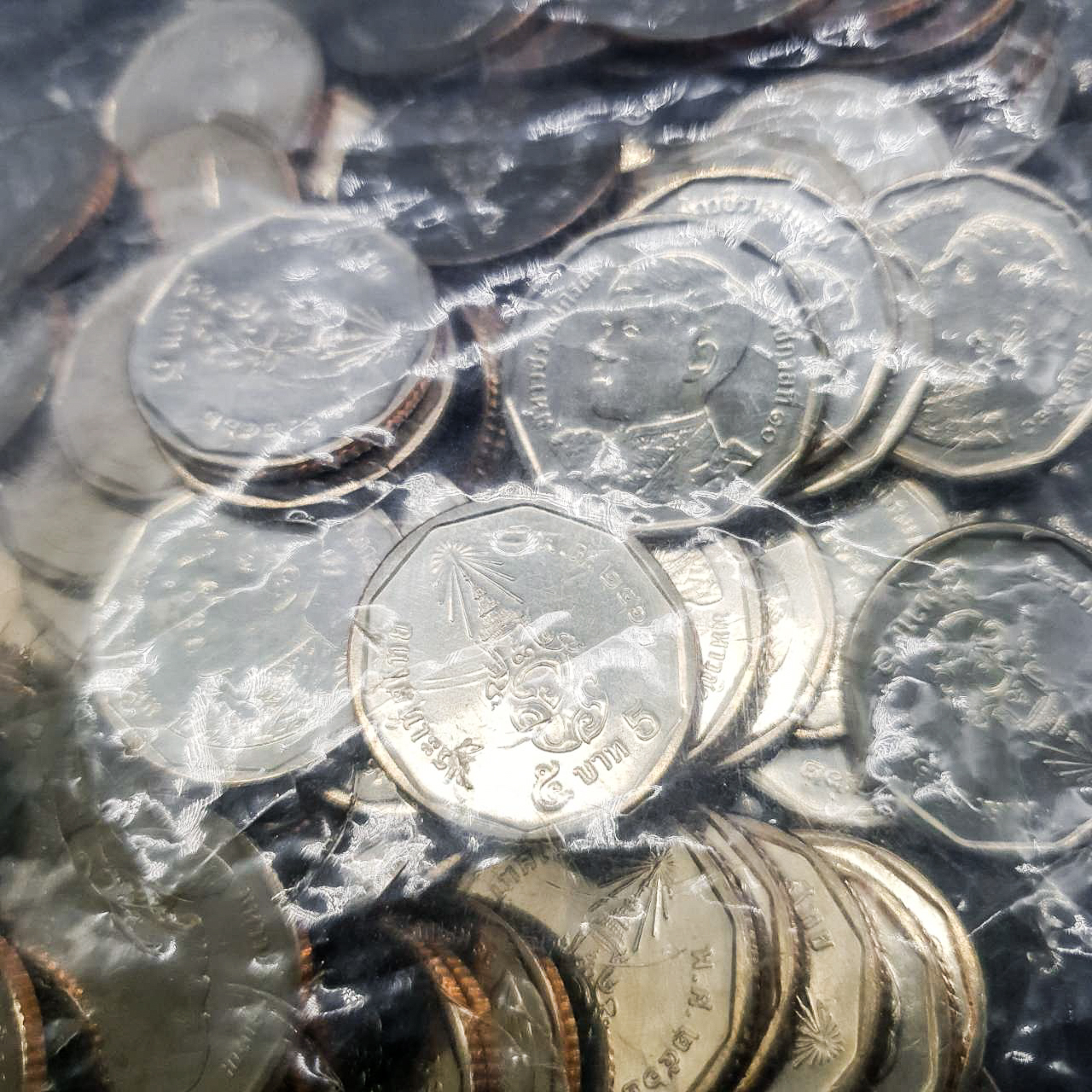 เหรียญ 5บาท ปี2562 ยกถุง 100 เหรียญ