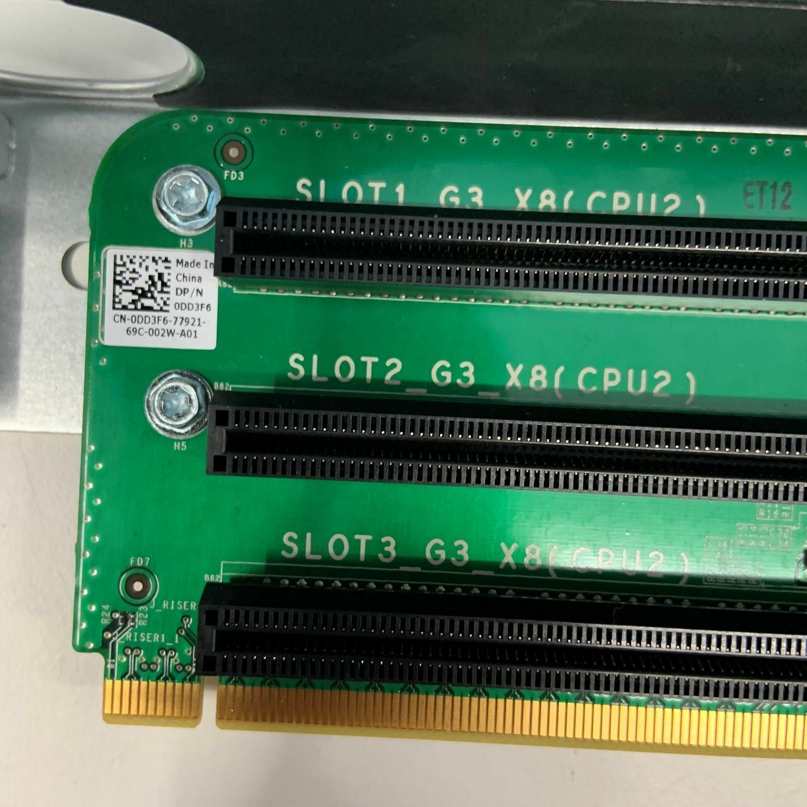 Genuine Dell Poweredge PCI-Express Riser + Housing // 0DD3F6 / 01JDX6 (Used) // สินค้ารับประกัน โดย บริษัท อะไหล่เซิร์ฟเวอร์ จำกัด
