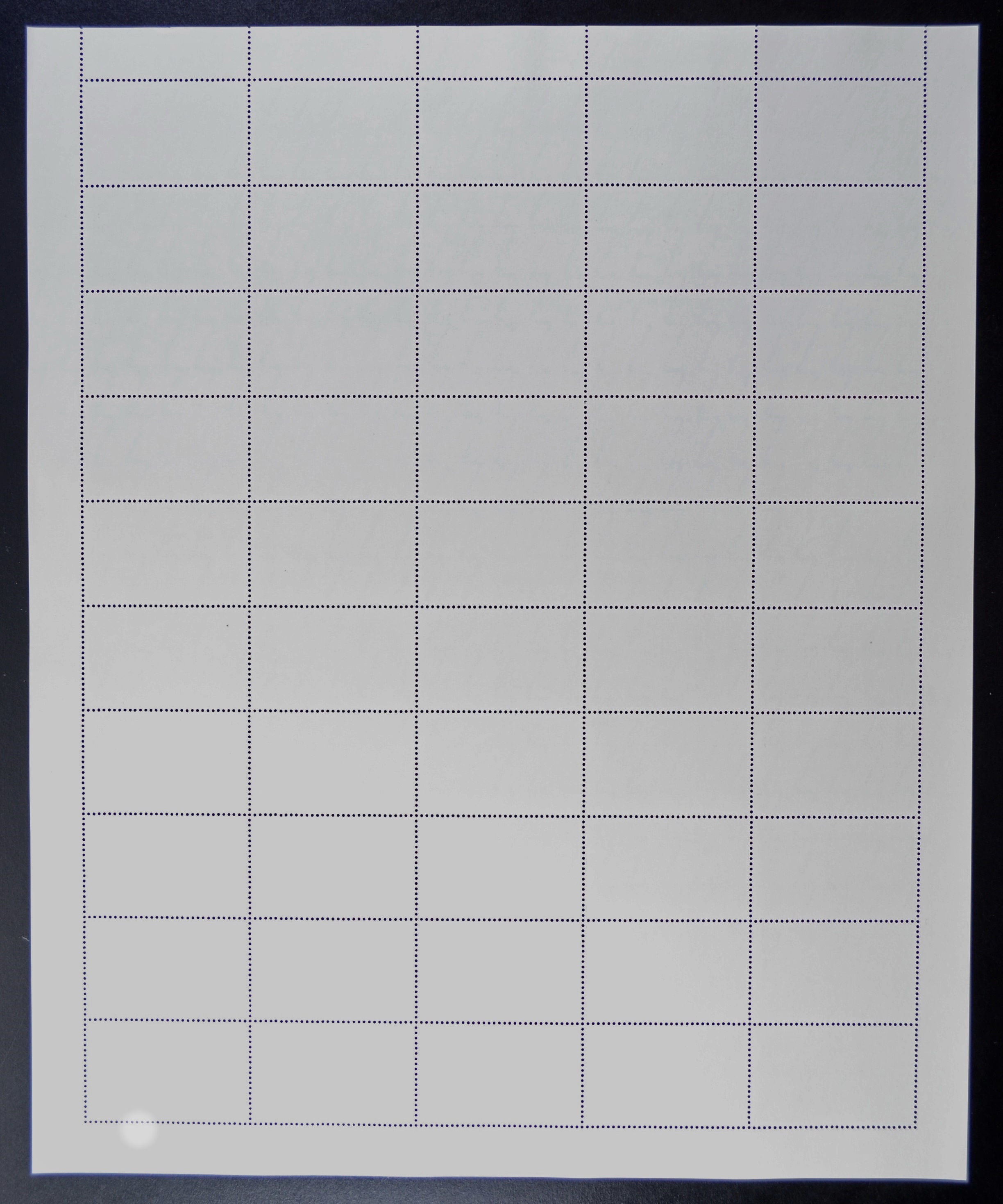 แสตมป์สัปดาห์สากลแห่งการเขียนจดหมาย 2532 (เต็มแผ่น50ดวง)