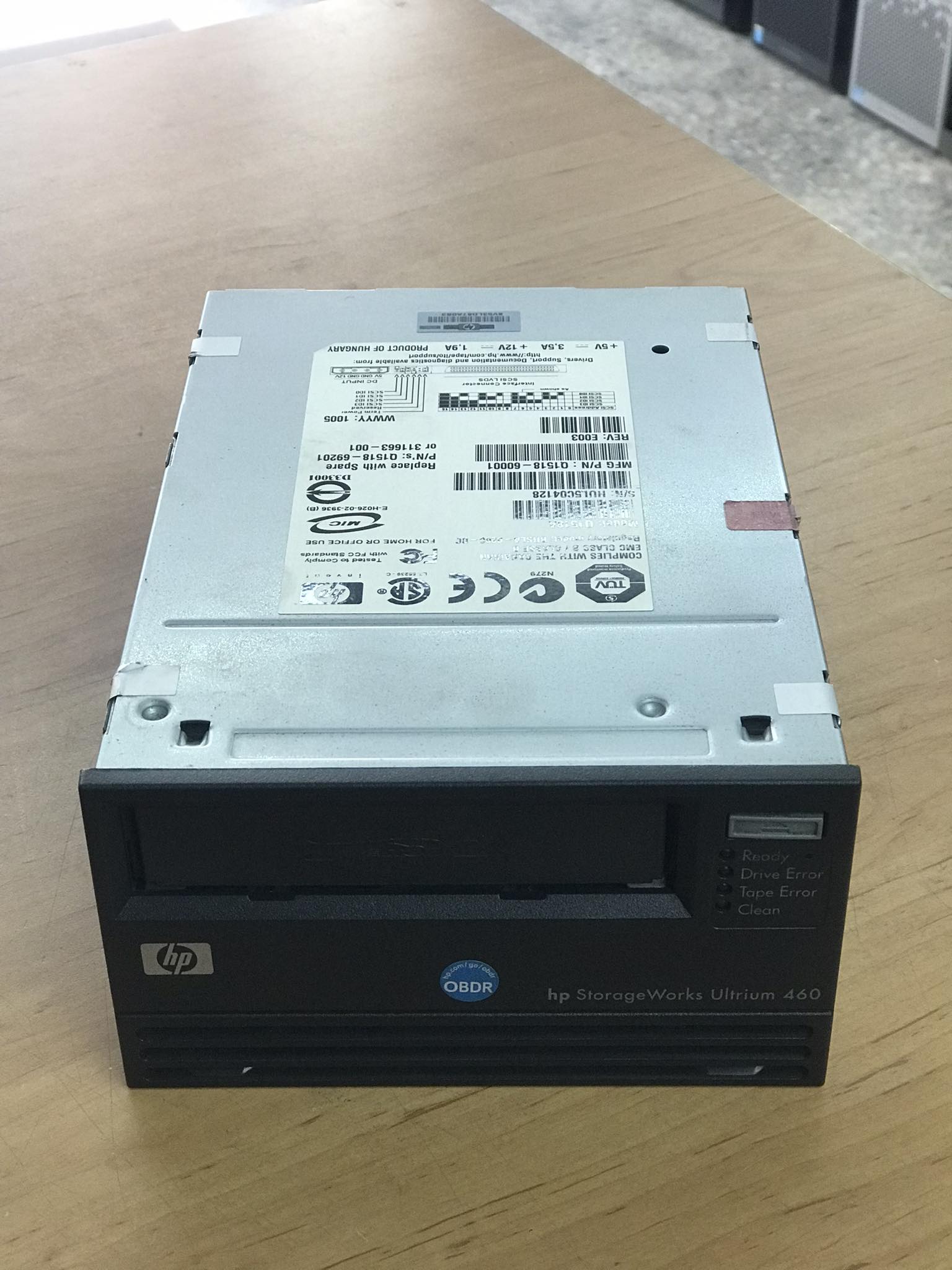 LTO Tape Drive HP Ultrium 460 LTO2 BRSLA-0206-DC E003 // Q1570-60001 / Q1518-69201 (Used) // สินค้ารับประกัน โดย บริษัท อะไหล่เซิร์ฟเวอร์ จำกัด