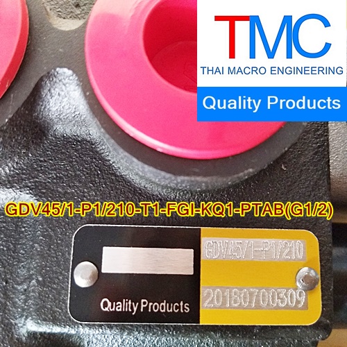 ไฮโดรลิกคอนโทรนวาวล์1แกน4หุนไม่มีcarry over(45-55L)(4,500Psi/310Bar)Quality Products GDV45/1-P1/210-T1-FGI- KQ1-PTAB(G1/2)
