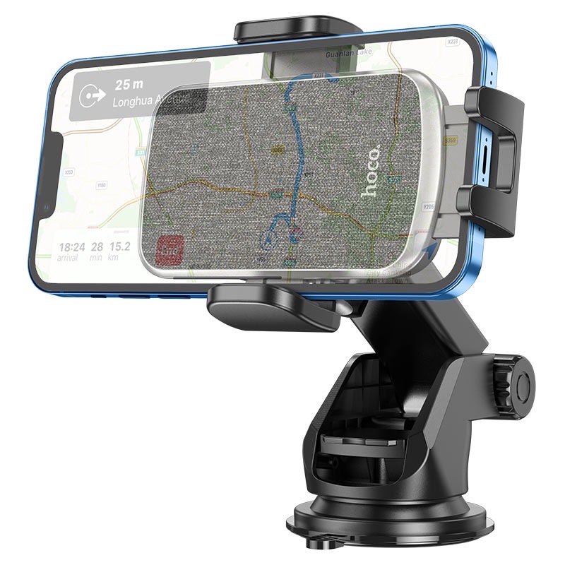 CA95 POLARIS PUSH-TYPE TELESCOPIC SUCTION CUP CAR HOLDER