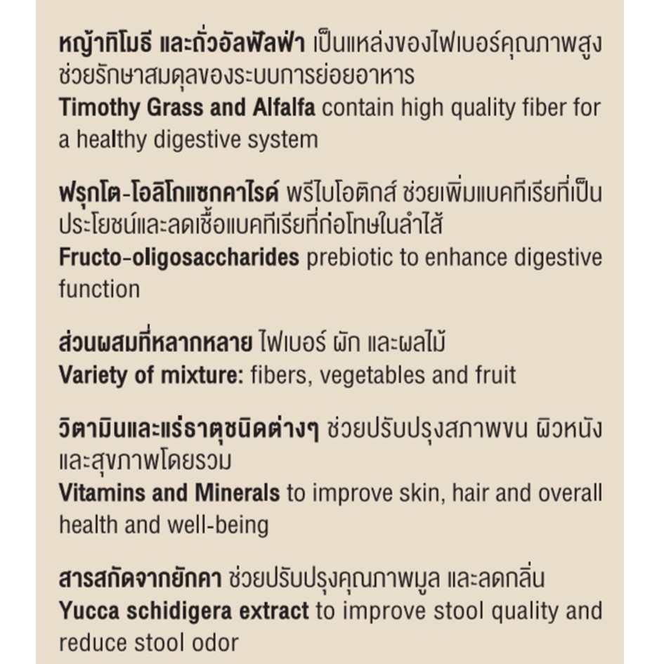 Smartheart Gold Zelect Muesli Rabbit Junior 500g สมาร์ทฮาร์ท โกลด์ ซีเลกต์ มูสลี่ สูตรสำหรับลูกกระต่ายและกระต่ายรุ่น 500 g