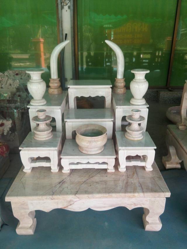 โต๊ะหมู่บูชาหินอ่อนหมู่7