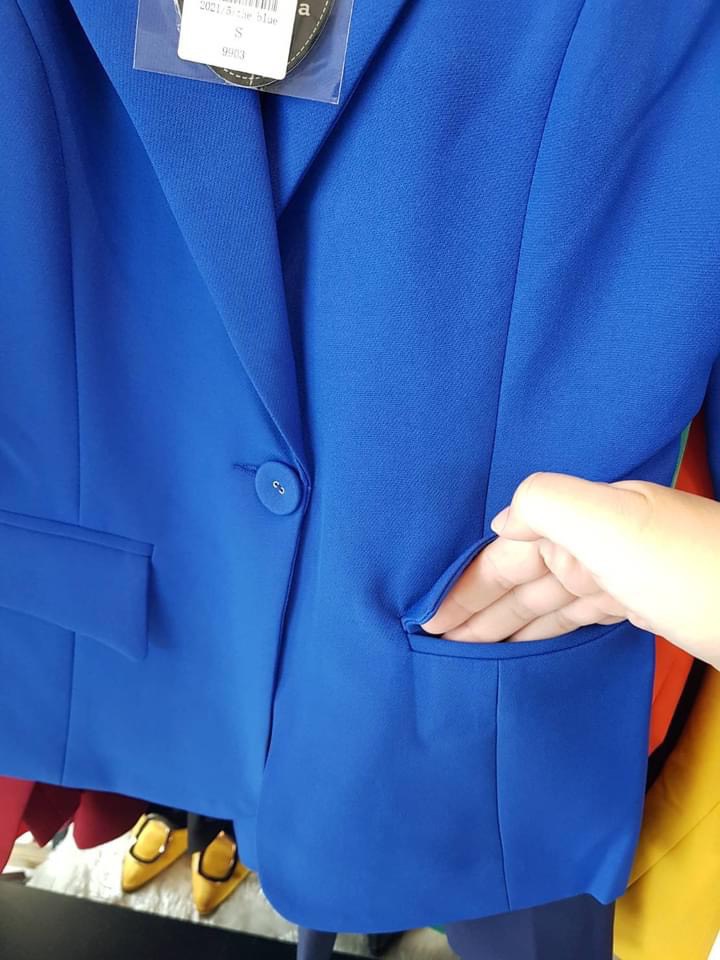 เสื้อสูทผู้หญิง สีน้ำเงิน no.9903