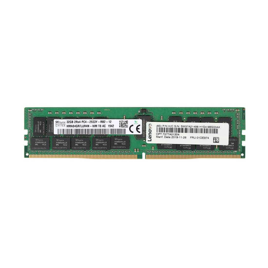 Lenovo 32GB (2Rx4) PC4-2933Y -R DDR4 Memory // 01DE974 / HMA84GR7JJR4N-WM (Used) // สินค้ารับประกัน โดย บริษัท อะไหล่เซิร์ฟเวอร์ จำกัด