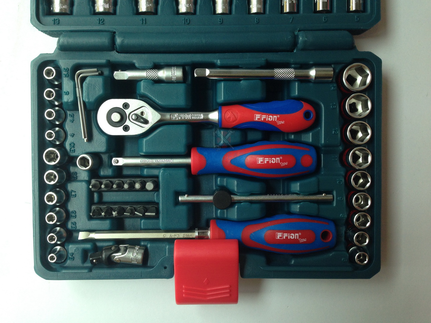 บล็อกชุด 62ชิ้น Fion ขนาด 1/4"