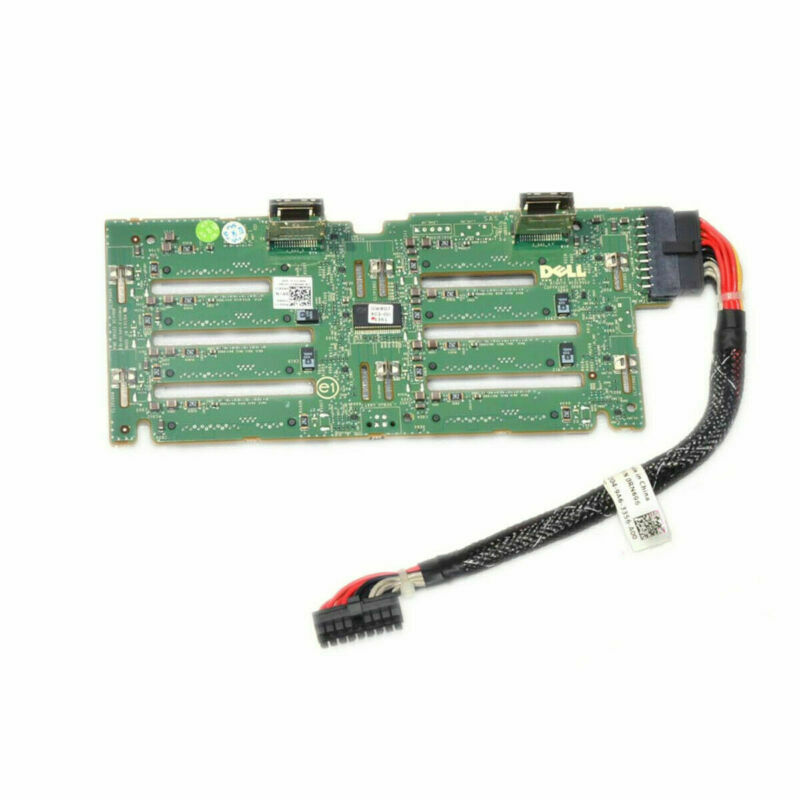 Dell R710 2.5" 8-Slot SAS SATA Backplate With Power Cable // 0MX827 / MX827 (Used) // สินค้ารับประกัน โดย บริษัท อะไหล่เซิร์ฟเวอร์ จำกัด