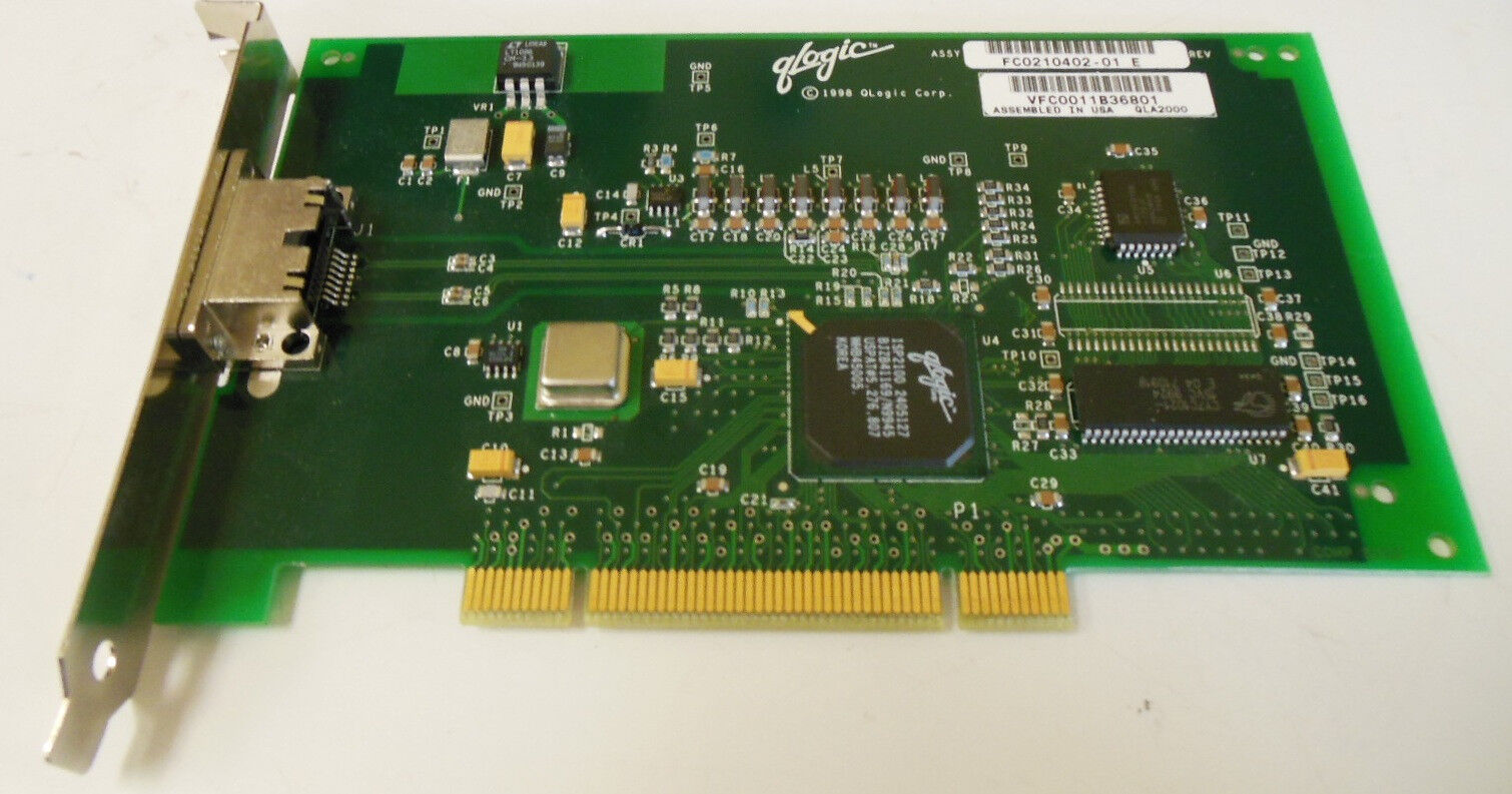Qlogic QLA2000 PCI Card Interface Card QLA2000 (Used) // สินค้ารับประกัน โดย บริษัท อะไหล่เซิร์ฟเวอร์ จำกัด