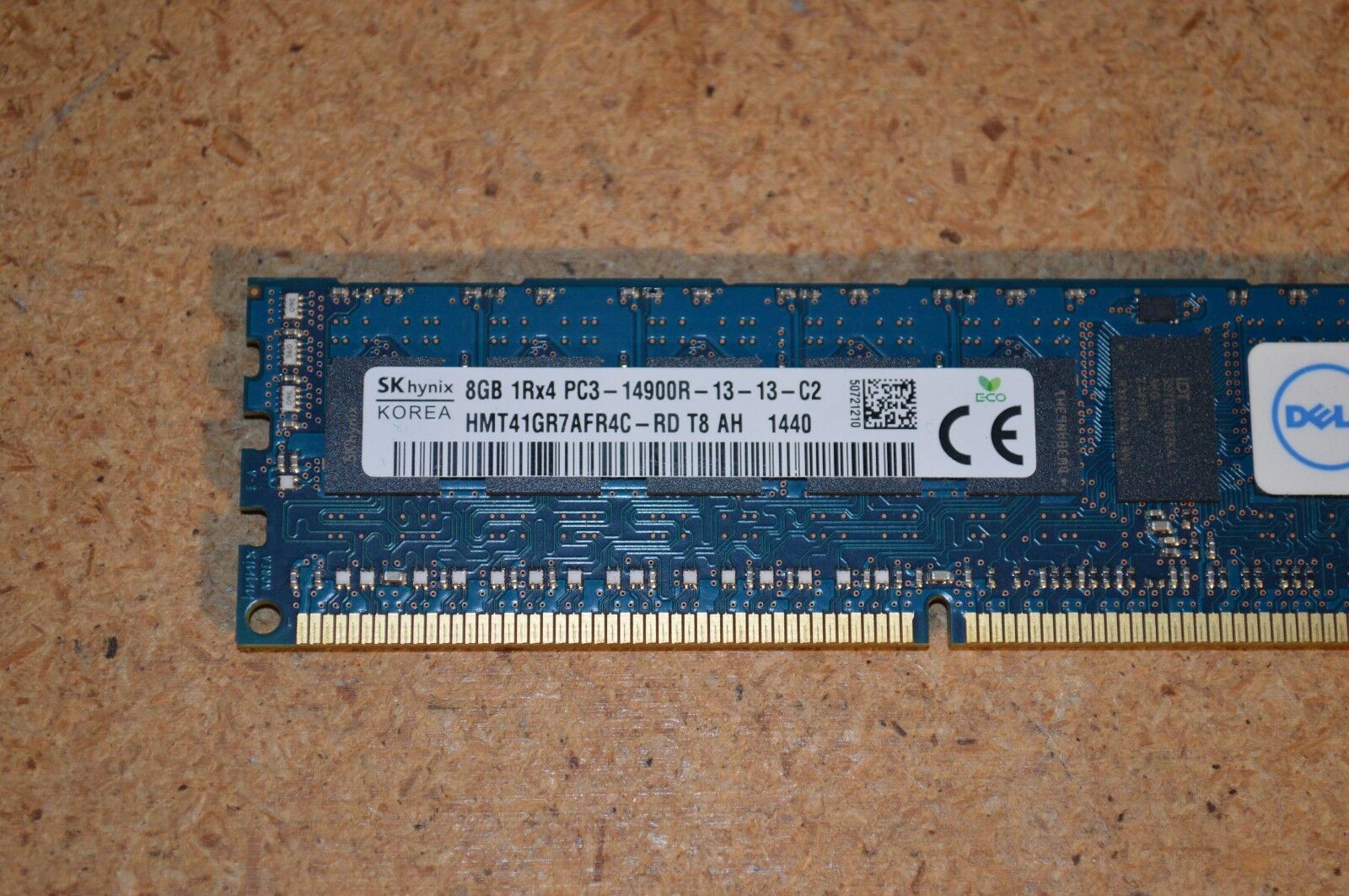 Dell 8GB 1RX4 PC3-14900R Memory ECC REG Server Ram // HMT41GR7AFR4C-RD / SNPT0F69C/8G (Used) // สินค้ารับประกัน โดย บริษัท อะไหล่เซิร์ฟเวอร์ จำกัด