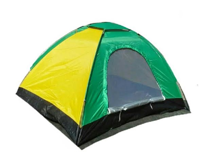 เต็นท์นอน 3-4 คน ลายพราง สีพื้นคละสี