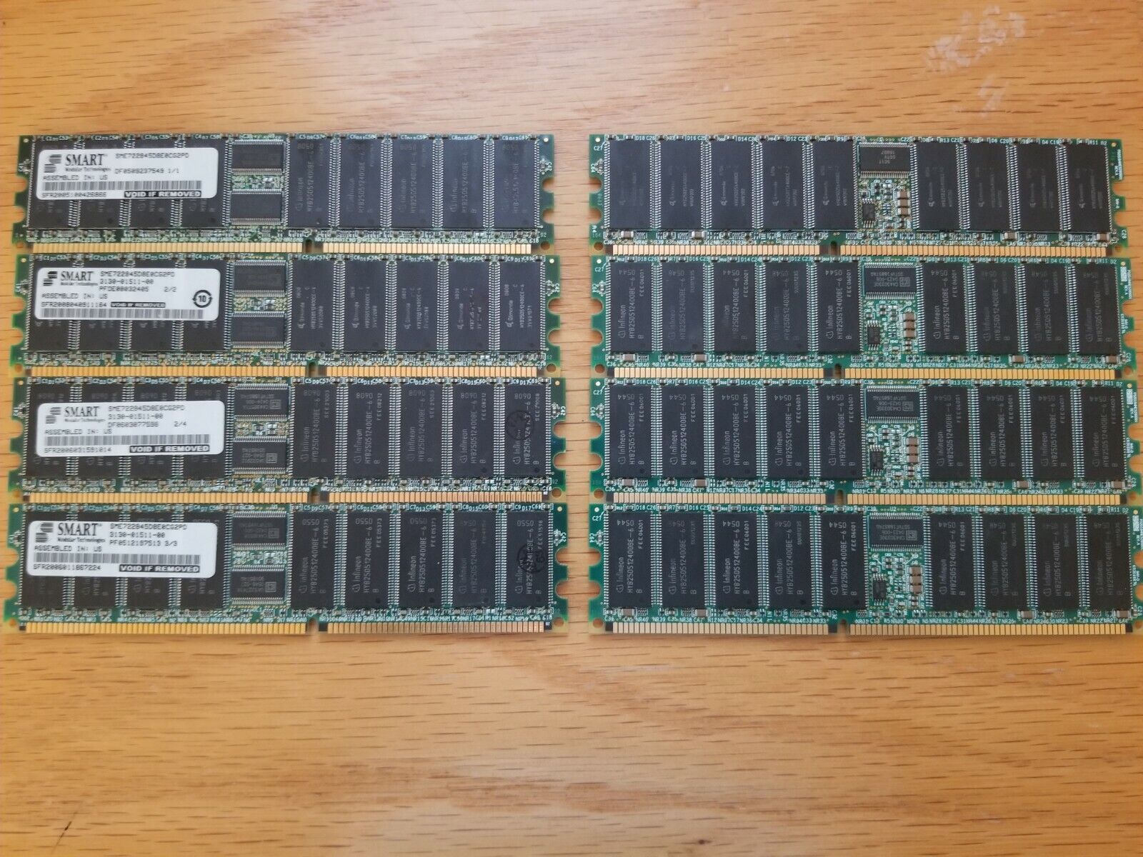Smart Modular Technologies 1GB 184p PC2100 DDR266 / SME722845D8E0CG2PD (Used) // สินค้ารับประกัน โดย บริษัท อะไหล่เซิร์ฟเวอร์ จำกัด
