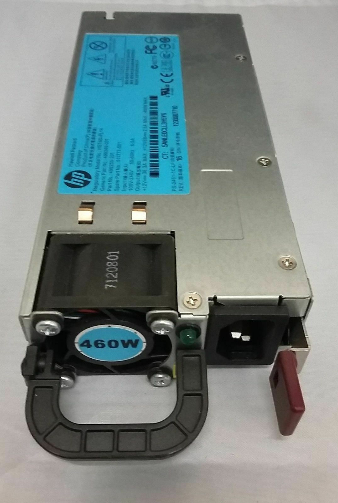 HP Power Supply 460W ( HP แท้) เพาเวอร์ HP DL360, DL380, ML350 G6 G7 G8 // 511777-001 (Used) // สินค้ารับประกัน โดย บริษัท อะไหล่เซิร์ฟเวอร์ จำกัด