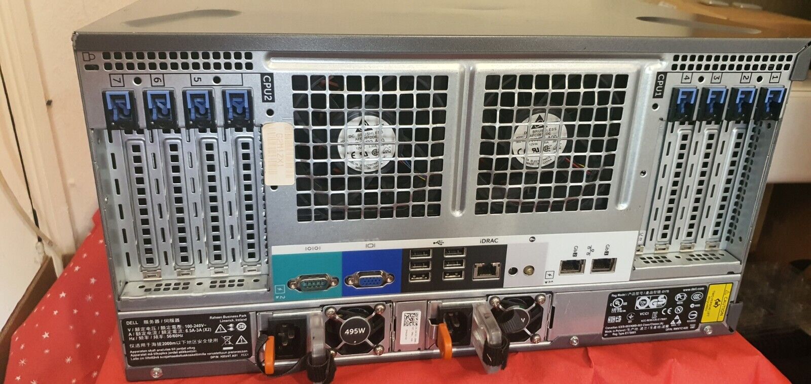 Dell PowerEdge T620 DELL T620 Rack 4U/CPU E5-2609V2x2/Ram48GB/HDD 2TB 7.2K SATA 3.5"x3/Raid H710/Power Supply 1100Wx2