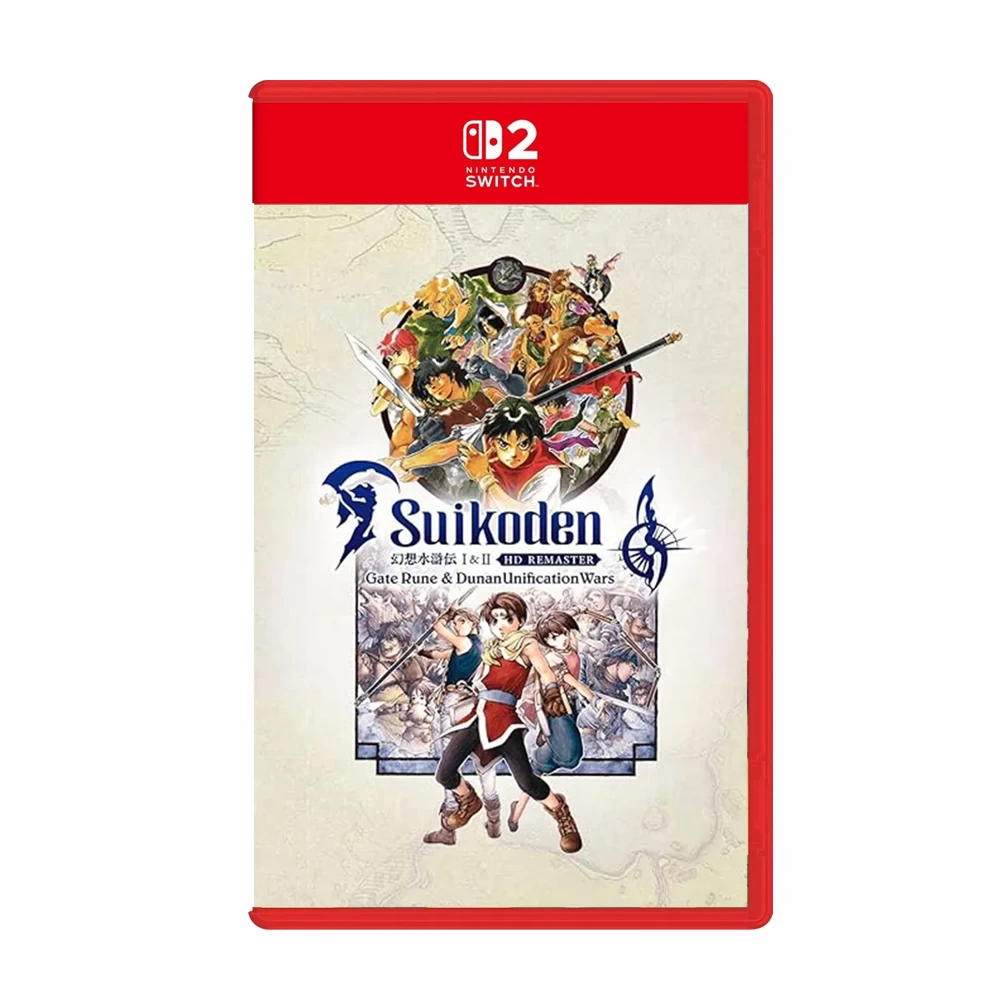 Switch 2- Suikoden I & II HD Remaster Gate Rune and Dunan Unification Wars