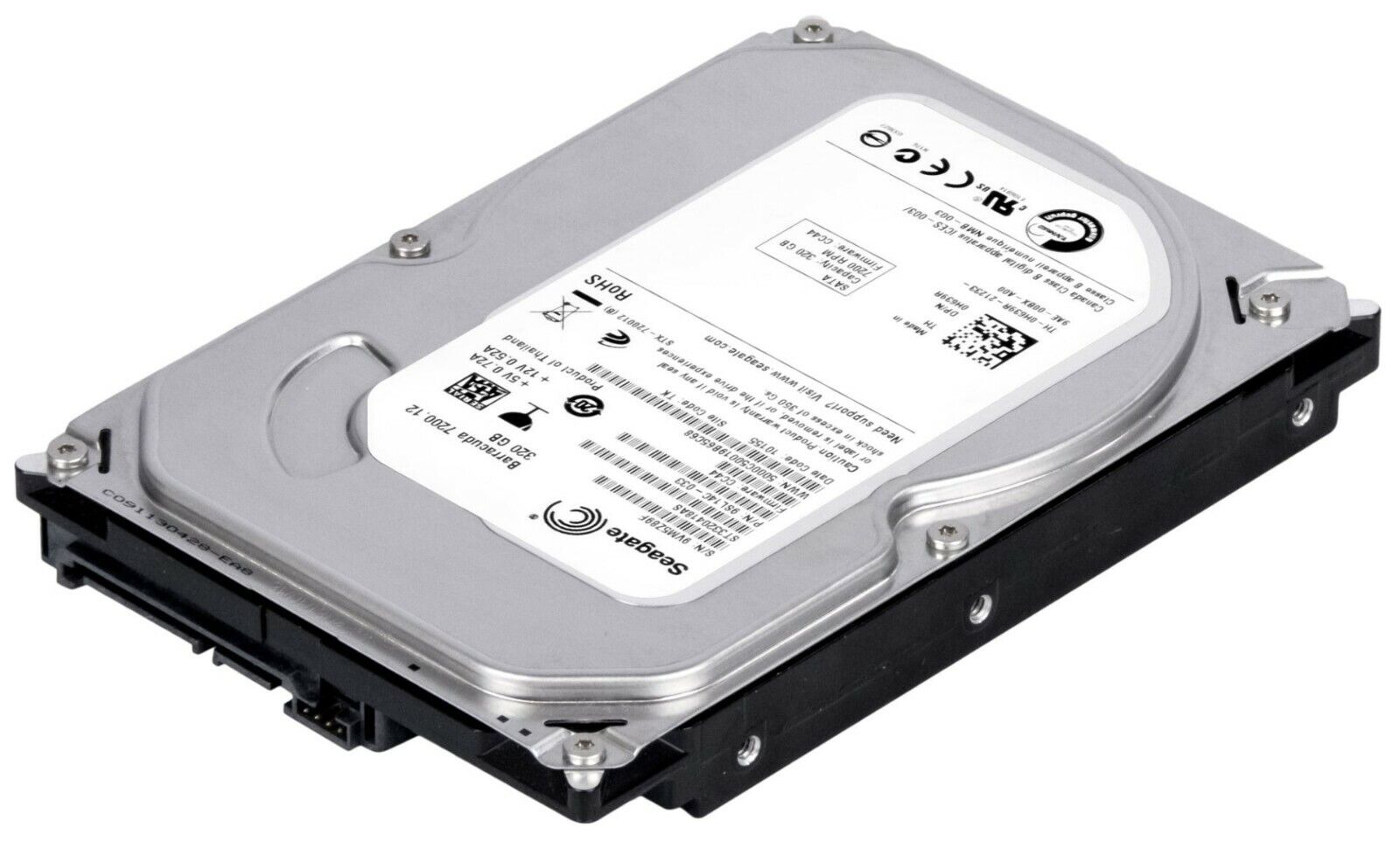 Dell / Seagate 320GB 7.2K SATA II 3G 3.5" 16MB Hard Drive // 0H639R H639R ST3320418AS (Used) // สินค้ารับประกัน โดย บริษัท อะไหล่เซิร์ฟเวอร์ จำกัด