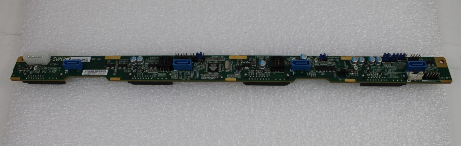 Supermicro 4B LFF 12Gb/s SAS3 6Gb/s SATA 1U Server Backplane // BPN-SAS3-815TQ (Used) // สินค้ารับประกัน โดย บริษัท อะไหล่เซิร์ฟเวอร์ จำกัด