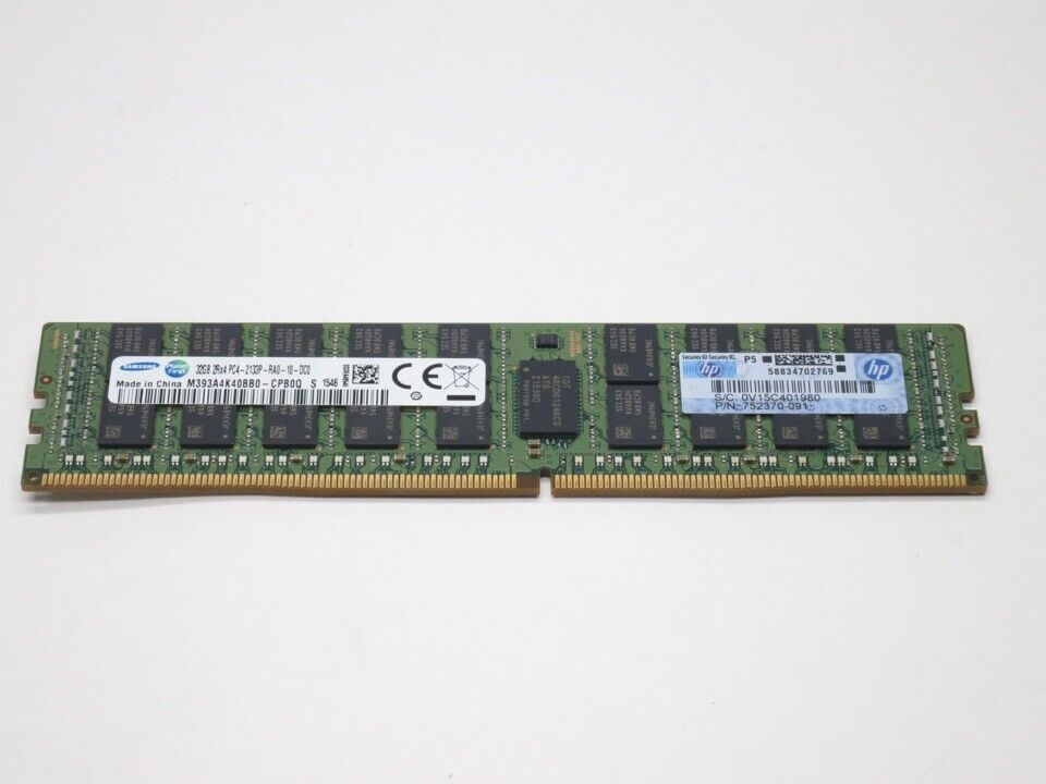 HP 32GB (2Rx4) PC4-2133P -R DDR4 Memory RAM // 752370-091 / M393AK40BB0-CPB0Q (USED) สินค้ารับประกัน โดย บริษัท อะไหล่เซิร์ฟเวอร์ จำกัด