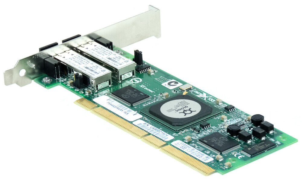 HP Qlogic QLA2342 Dual-Port PCI-X Fiber Channel HBA // 283384-002 / 321836-001 (Used) // สินค้ารับประกัน โดย บริษัท อะไหล่เซิร์ฟเวอร์ จำกัด