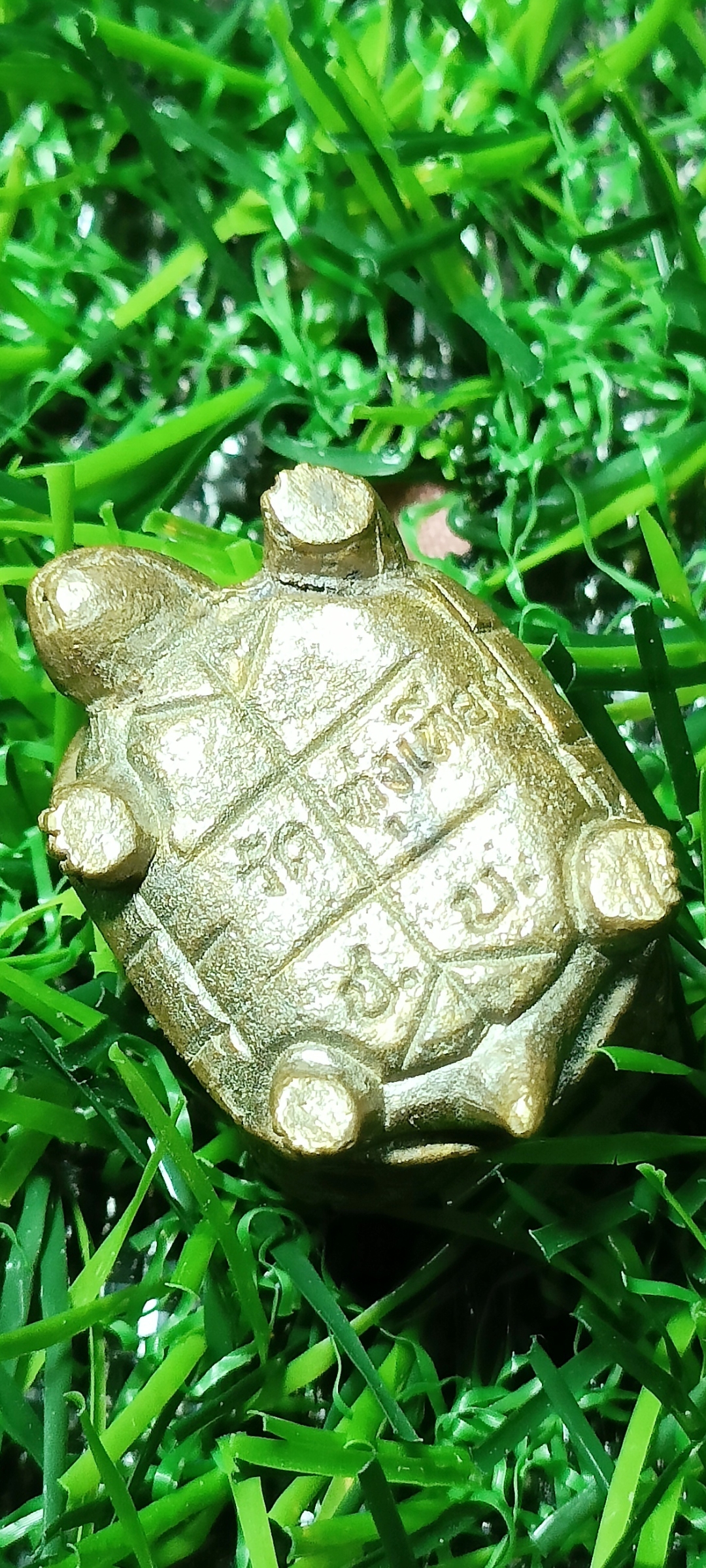 พญาเต่าเจ้าทรัพย์ หลวงปู่บุญ โสภโณ วัดทุ่งเหียง ปลุกเสกไตรมาส 2556 เนื้อโลหะ