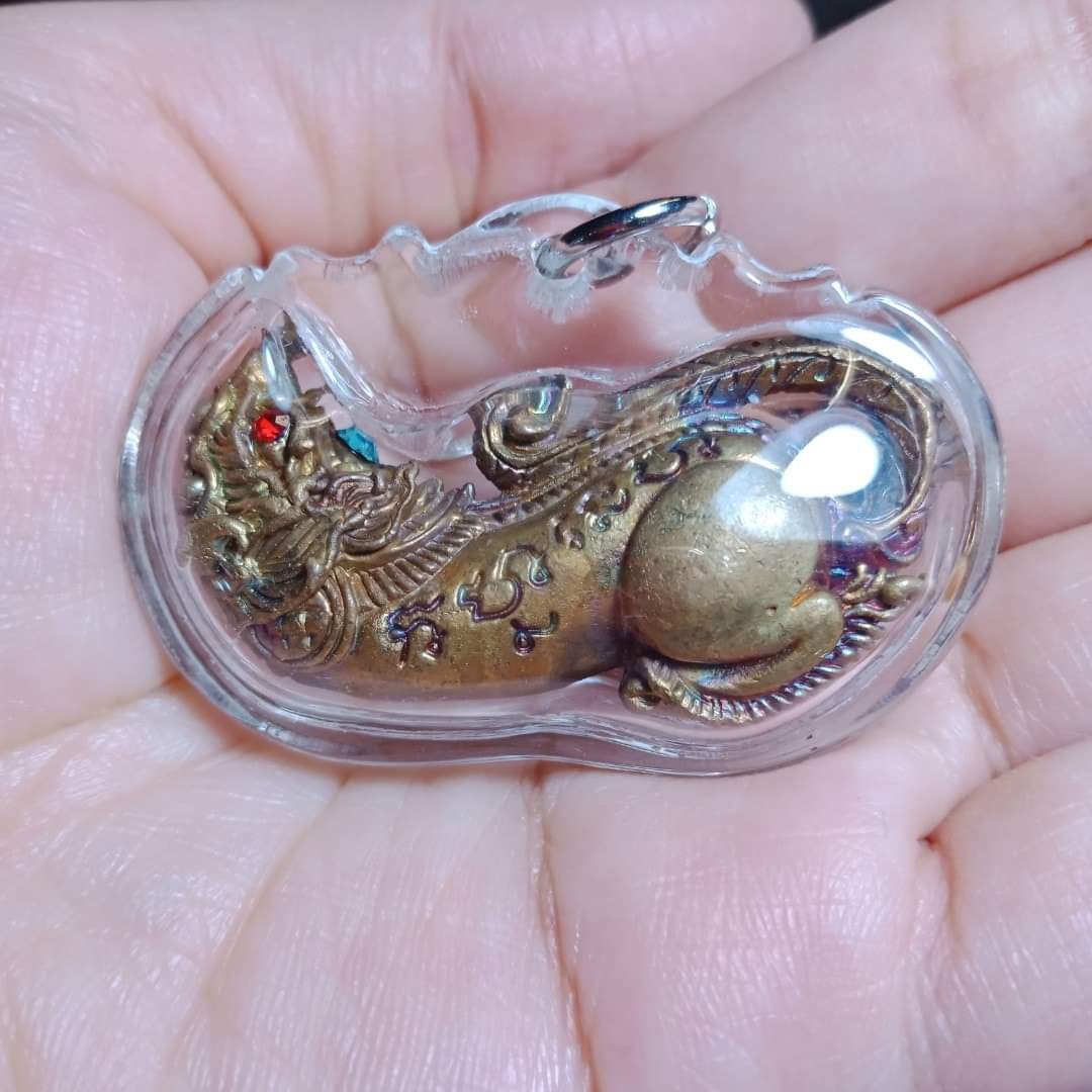 ปลัดชะมด #เนื้อผิวรุ้งเมฆสิทธิ์ สร้าง 2559 ตัว รุ่น มหาลาภ มหาเสน่ห์ หลวงพ่อดี สำนักสงฆ์พุทธโคภาวนา อำเภอบ้านลาด จังหวัดเพชรบุรี