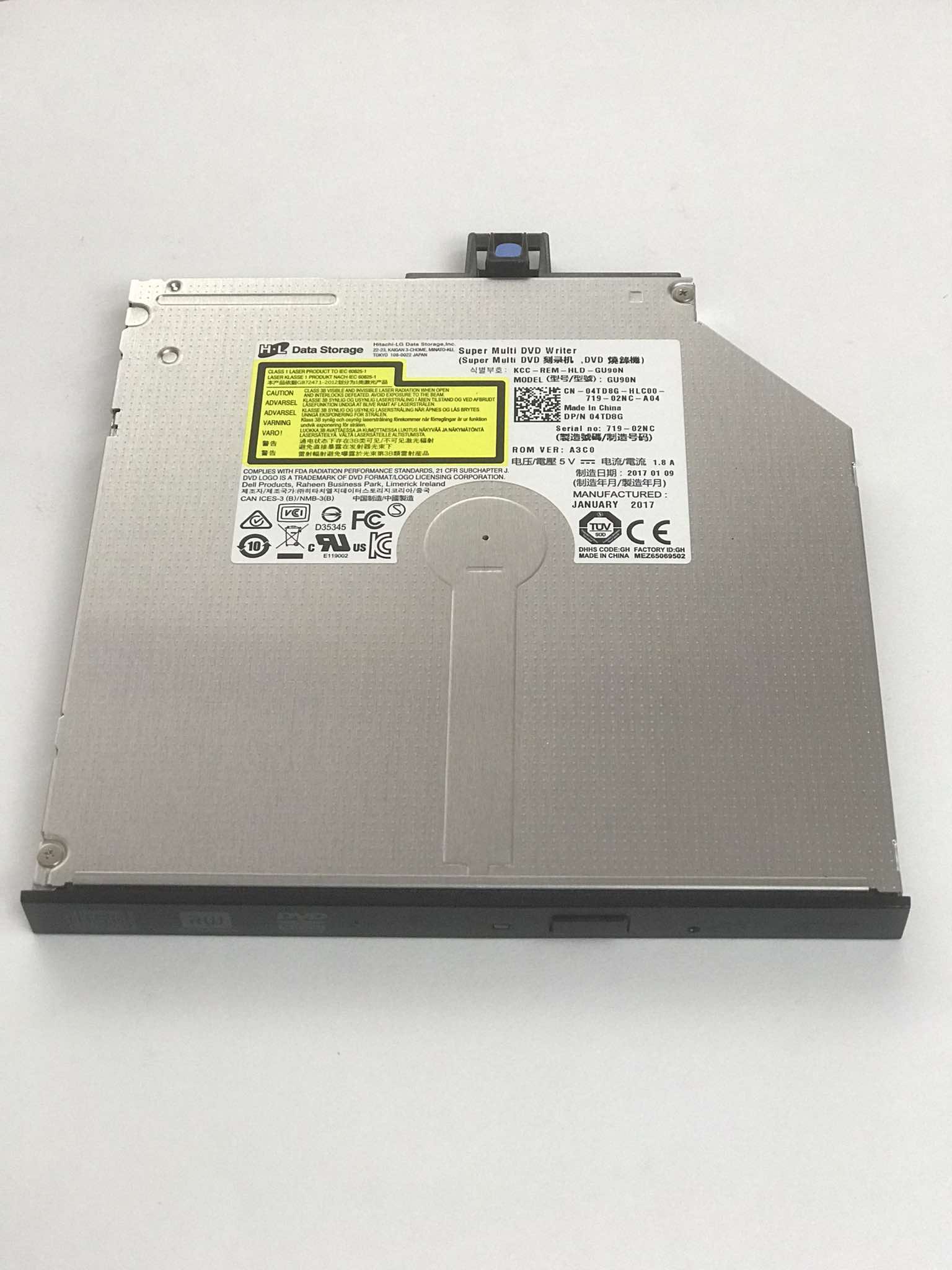 Dell DVD+/- RW 8x Multi Recorder Optical Slimline DVD Disc Drive // 4TD8G / 04TD8G (Used) // สินค้ารับประกัน โดย บริษัท อะไหล่เซิร์ฟเวอร์ จำกัด