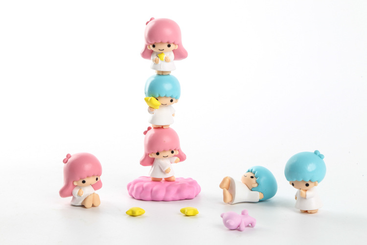 พร้อมส่ง TWIN STAR โมเดลการ์ตูนน่ารักตกแต่งบ้าน ตุ๊กตาน่ารักตกแต่งมุมโปรด