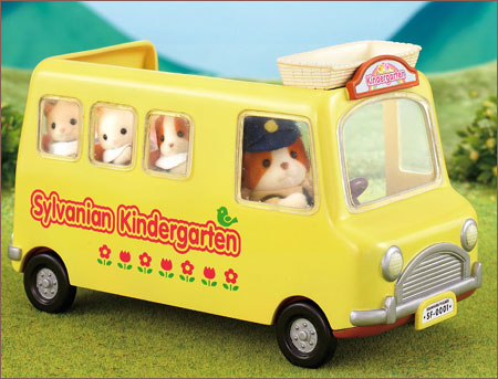 [หมดค่ะ] ซิลวาเนียน (JP) รถโรงเรียนอนุบาล (Sylvanian Families: Kindergarten Bus) V5%