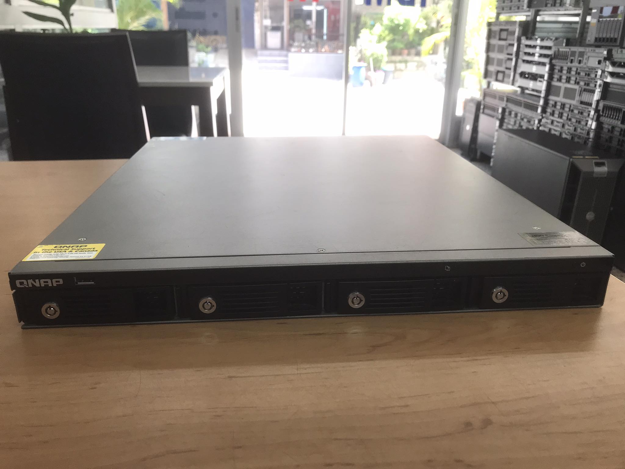 QNAP TS-470U-RP / CPU Intel Cove i5-3470S / Ram 8GB PC3-12800S / Hard Disk 4TB 6G SATA 3.5'' / Power Supply 250W x 2 (Used) // สินค้ารับประกัน โดย บริษัท อะไหล่เซิร์ฟเวอร์ จำกัด