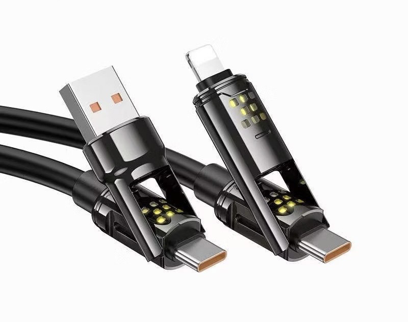 U143 JOY 240W 4-IN-1 CHARGING DATA CABLE USB C TO iP C