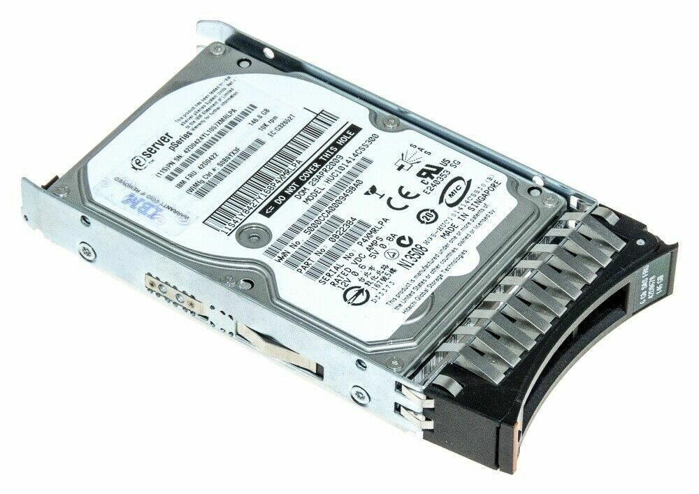 IBM 42D0422 146GB 10K SAS 2.5in Hard Drive สินค้ารับประกัน โดย บริษัท อะไหล่เซิร์ฟเวอร์ จำกัด