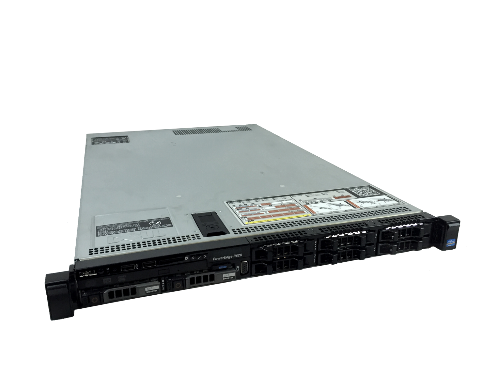 Dell PowerEdge R620 / CPU E5-2660 x2 / Ram 64GB PC3-12800R / HDD 300GB 15K SAS 2.5" x5 / Power Supply x1 / Card Perc H710P mini (Used) // สินค้ารับประกัน โดย บริษัท อะไหล่เซิร์ฟเวอร์ จำกัด