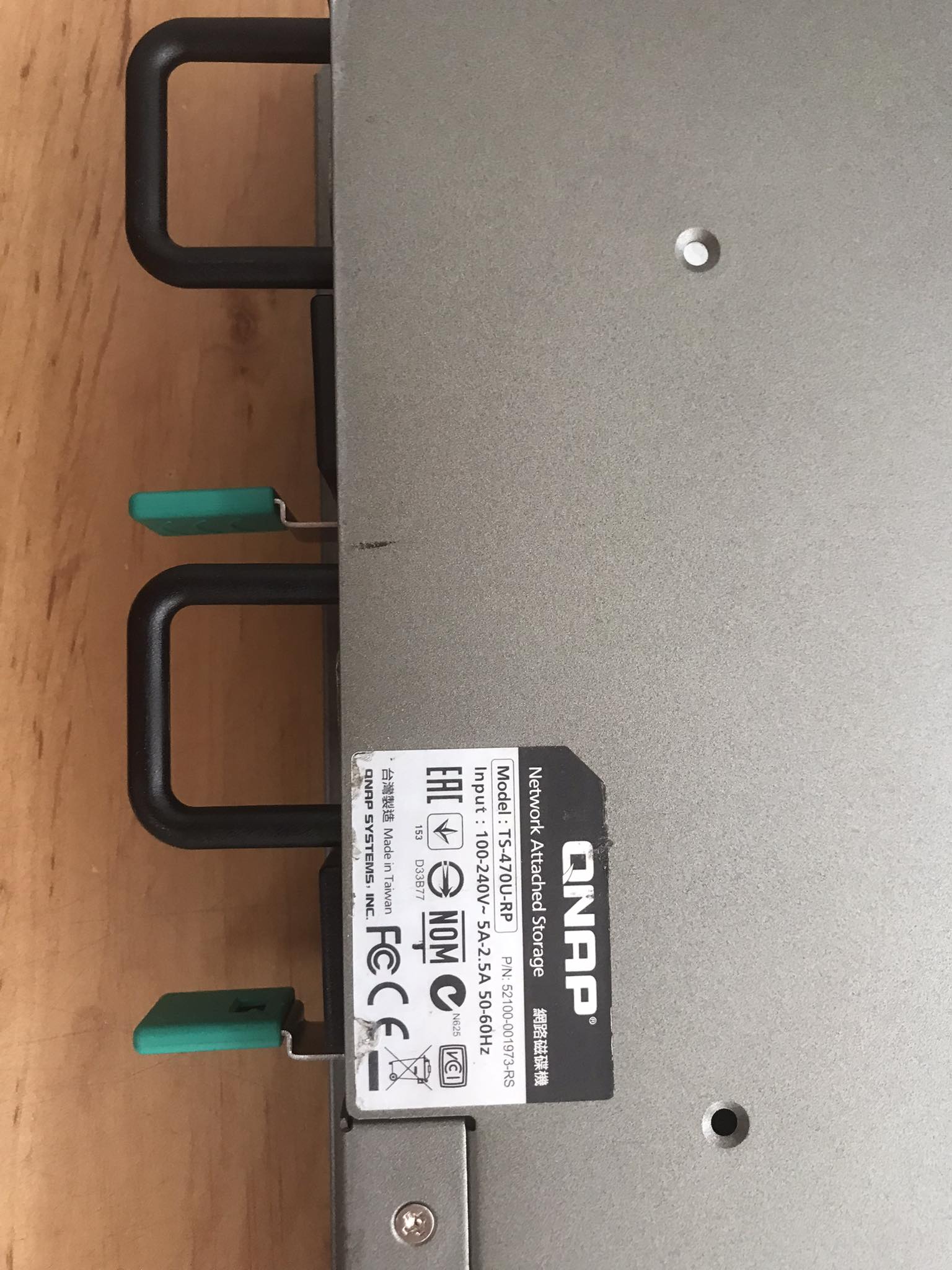 QNAP TS-470U-RP / CPU Intel Cove i5-3470S / Ram 8GB PC3-12800S / Hard Disk 4TB 6G SATA 3.5'' / Power Supply 250W x 2 (Used) // สินค้ารับประกัน โดย บริษัท อะไหล่เซิร์ฟเวอร์ จำกัด