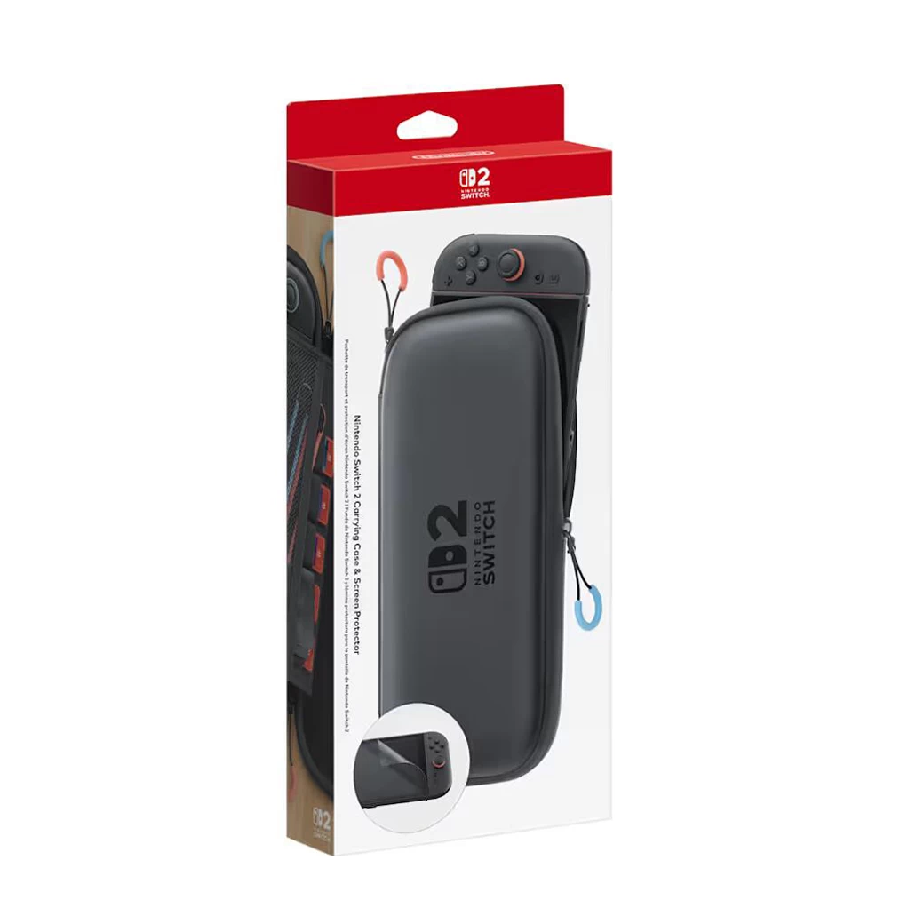 Nintendo Switch 2 : Carrying Case & Screen Protector – ป้องกันเต็มพิกัด ด้วยเคสพกพาและฟิล์มกันรอยตัวท็อป!