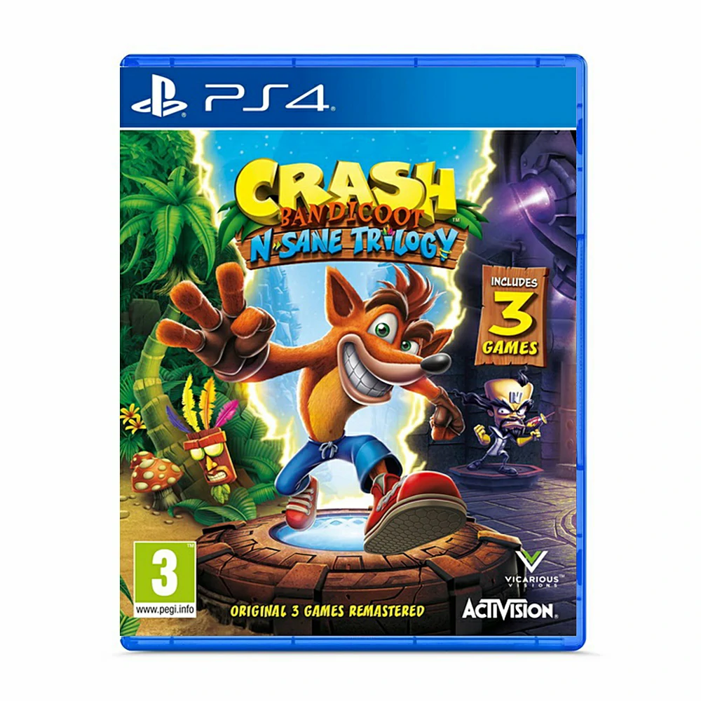 PS4- Crash Bandicoot N. Sane Trilogy