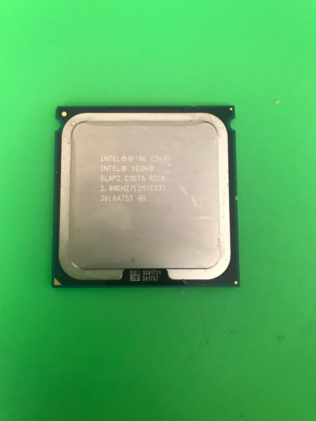 Intel Xeon E5405 2.00GHz/12MB/1333MHz Quad Core CPU Processor LGA771 // SLAP2 / E5405 2.00GHz (Used) // สินค้ารับประกัน โดย บริษัท อะไหล่เซิร์ฟเวอร์ จำกัด