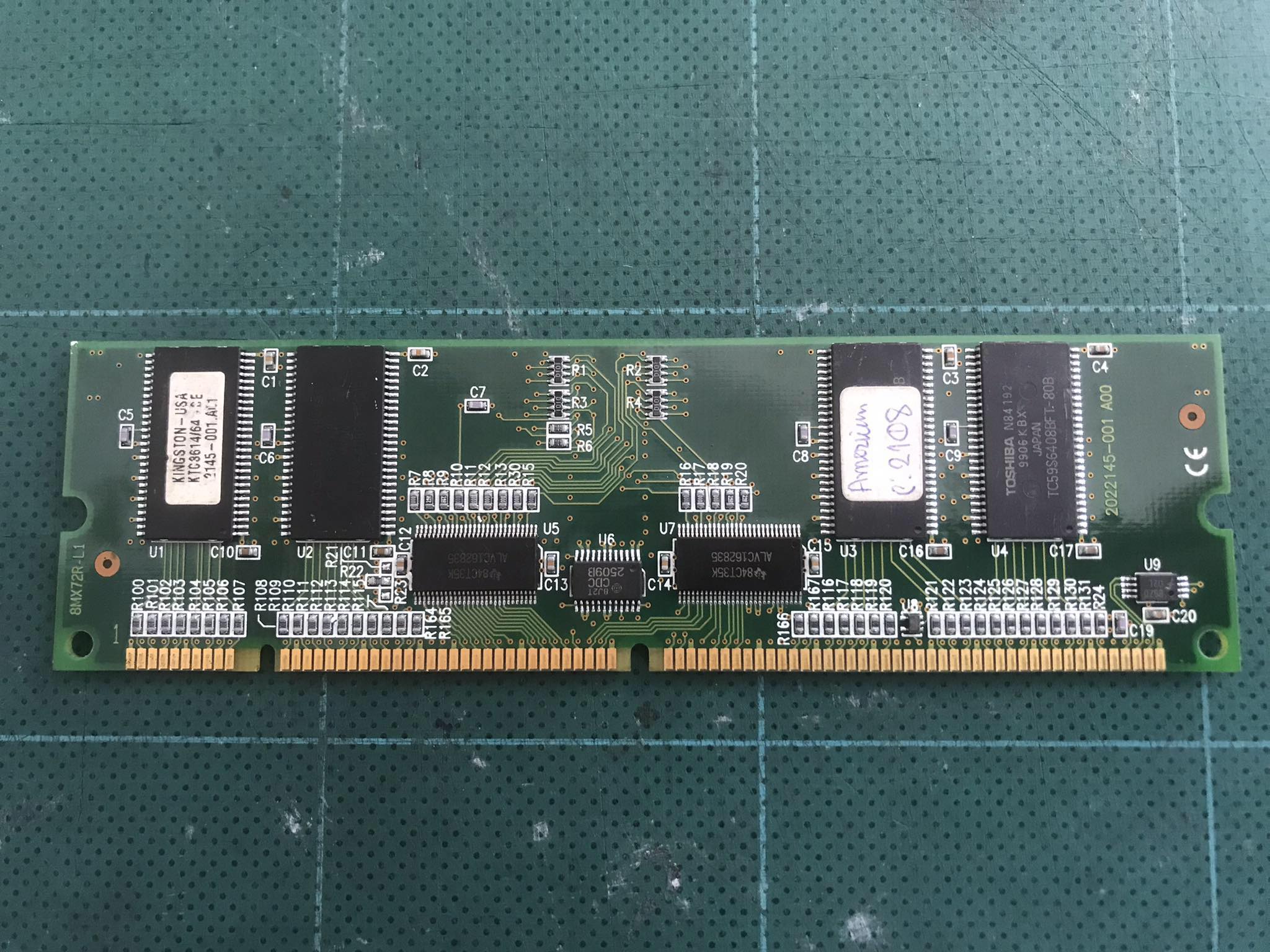 Kingston 64MB SDRAM Registered ECC PC-100 100Mhz Memory / KTC3614/64-CE // (USED) สินค้ารับประกัน โดย บริษัท อะไหล่เซิร์ฟเวอร์ จำกัด