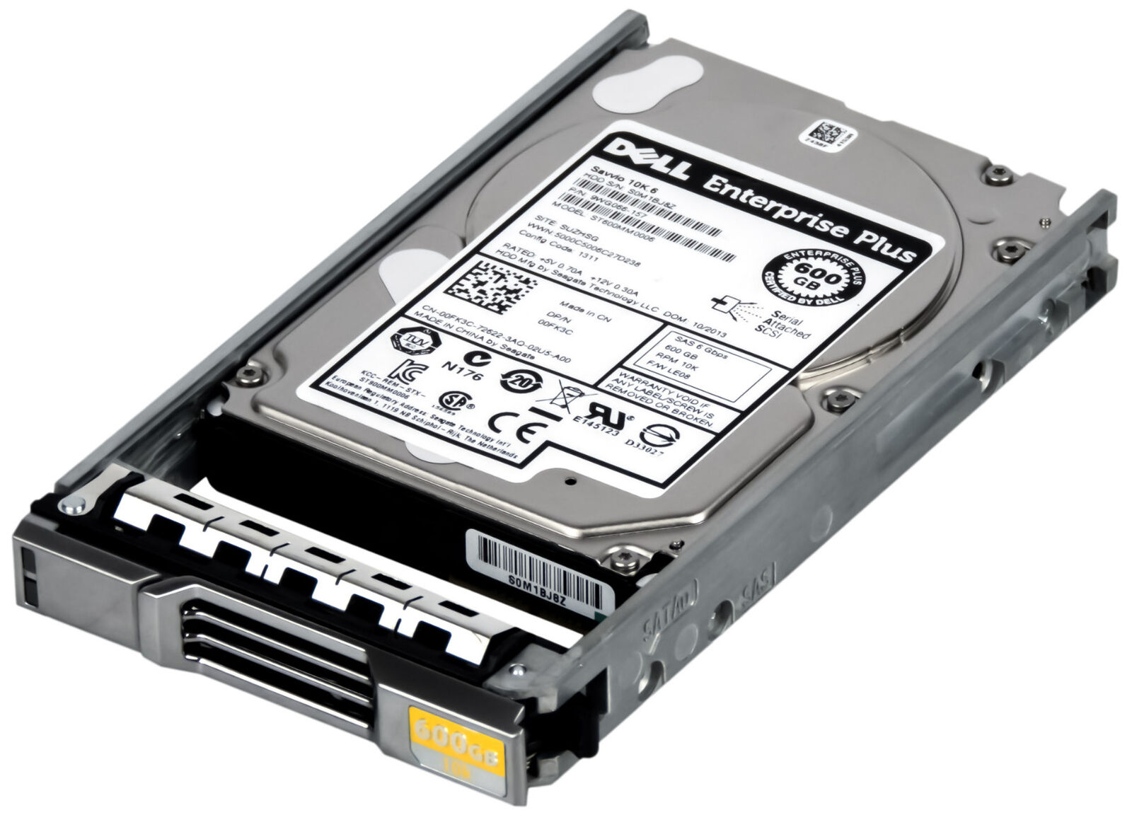 Dell EqualLogic 600GB 10K 6G SAS 2.5" HDD with PS4100 PS6110 +Tray // 00FK3C / Model ST600MM0006 / 9WG066-157 (Used) // สินค้ารับประกัน โดย บริษัท อะไหล่เซิร์ฟเวอร์ จำกัด